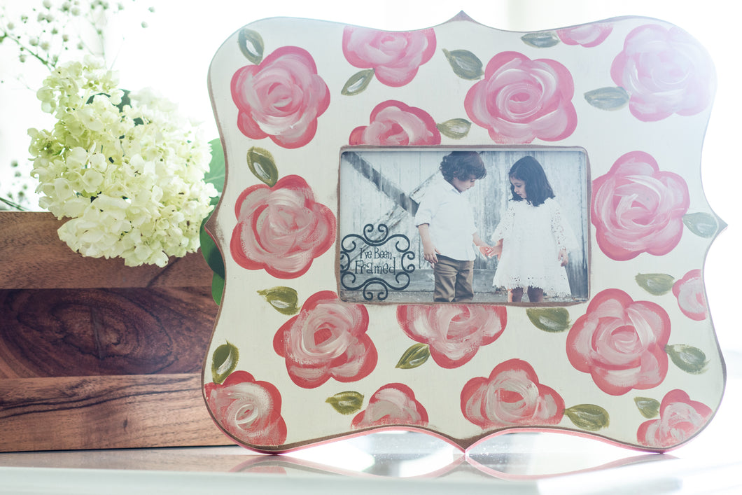 Rounded Edge Coral Picture Frame