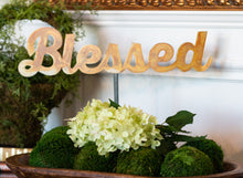 Load image into Gallery viewer, Blessed Metal Sign

