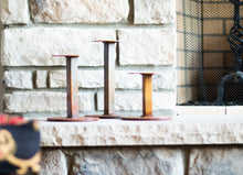 Load image into Gallery viewer, Rustic Pillar Candleholders

