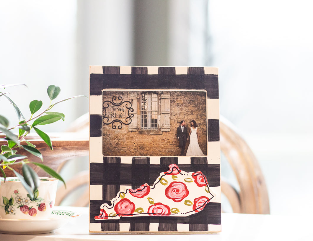 Kentucky Red Rose Picture Frame