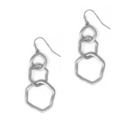 OMEGA Silver Earrings