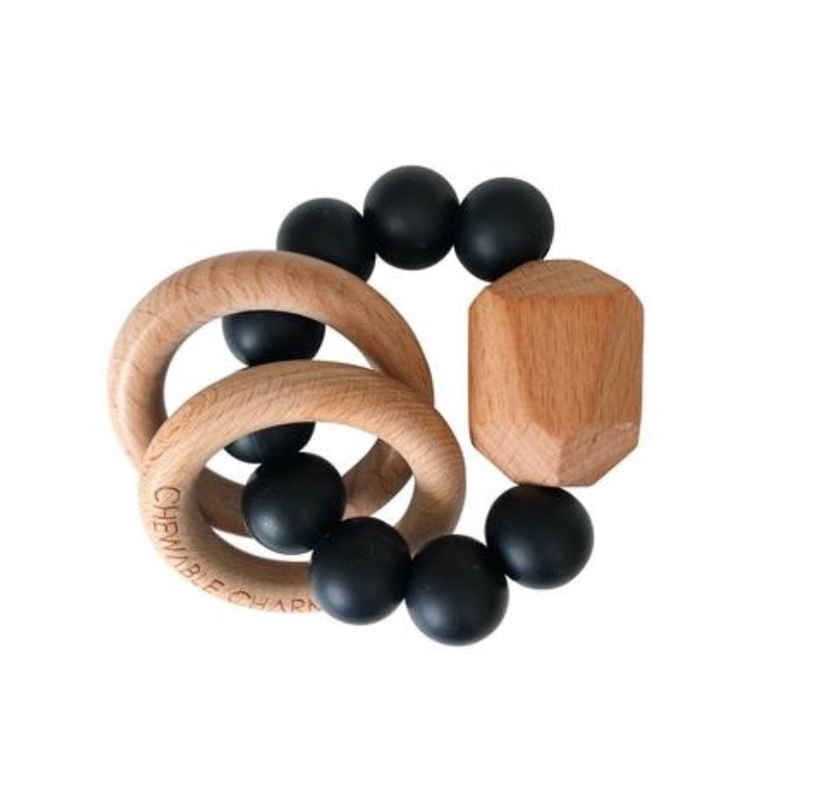 Hayes Silicone & Wood Teether Ring